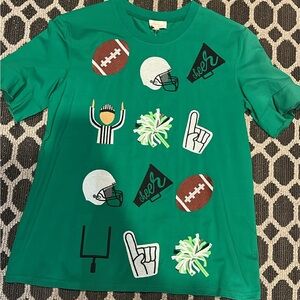 Football Appliqué Tee, size XS